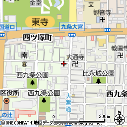 京都府京都市南区西九条比永城町113周辺の地図