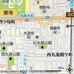 京都府京都市南区西九条東比永城町35周辺の地図