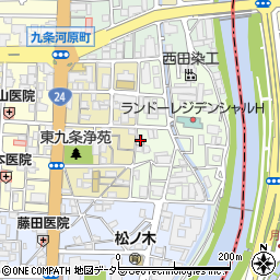 京都府京都市南区東九条北松ノ木町23-18周辺の地図