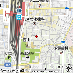 京都府京都市西京区川島北裏町63周辺の地図