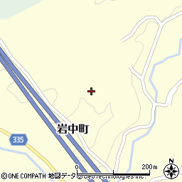 愛知県岡崎市岩中町ホツタクゴ周辺の地図