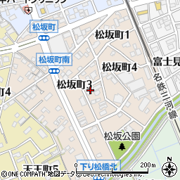 愛知県刈谷市松坂町周辺の地図