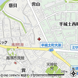 愛知県刈谷市半城土町大湫周辺の地図