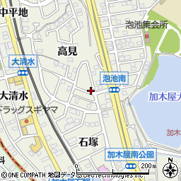 愛知県東海市加木屋町高見141周辺の地図