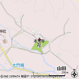大阪府豊能郡能勢町山田112周辺の地図