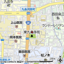 京都府京都市南区東九条宇賀辺町36周辺の地図