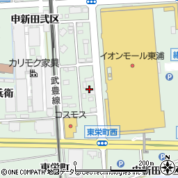 愛知県知多郡東浦町緒川旭10周辺の地図