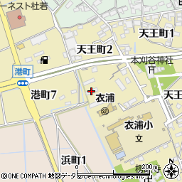 衣浦マンションＢ棟周辺の地図