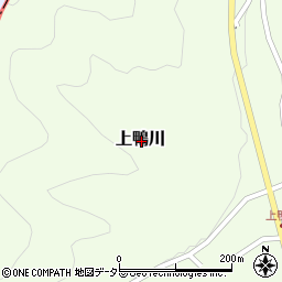 兵庫県加東市上鴨川周辺の地図