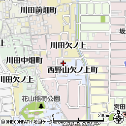 京都府京都市山科区西野山南畑町21-43周辺の地図