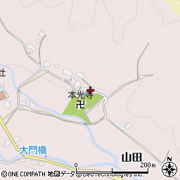 大阪府豊能郡能勢町山田111周辺の地図