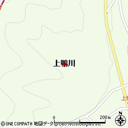 兵庫県加東市上鴨川周辺の地図
