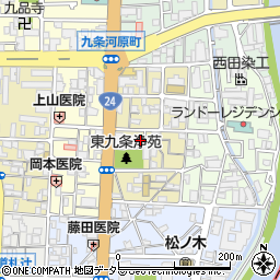 京都府京都市南区東九条宇賀辺町35周辺の地図
