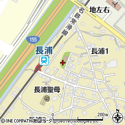 長浦神社周辺の地図