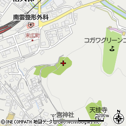 静岡県伊豆市柏久保周辺の地図
