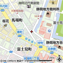 葵煎餅本家周辺の地図