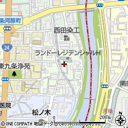 京都府京都市南区東九条北松ノ木町40-12周辺の地図