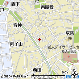 愛知県刈谷市野田町西田72周辺の地図