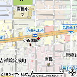 京都府京都市南区唐橋堂ノ前町5周辺の地図