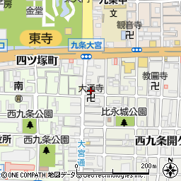 京都府京都市南区西九条比永城町49周辺の地図