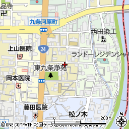 京都府京都市南区東九条宇賀辺町33周辺の地図