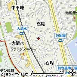愛知県東海市加木屋町高見113周辺の地図