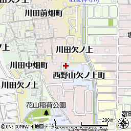 京都府京都市山科区西野山南畑町21-15周辺の地図