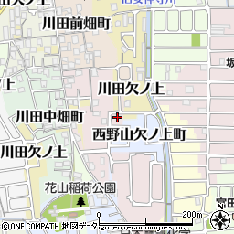 京都府京都市山科区西野山南畑町21-14周辺の地図