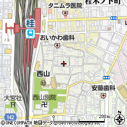京都府京都市西京区川島北裏町64周辺の地図