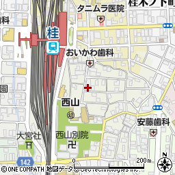 京都府京都市西京区川島北裏町64-1周辺の地図
