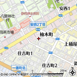 静岡県静岡市葵区柚木町24周辺の地図