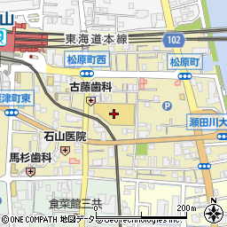 平和堂石山店周辺の地図