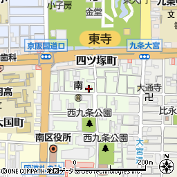 京都府京都市南区西九条南田町22-3周辺の地図