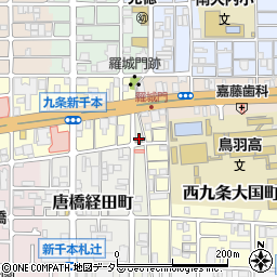 京都羅城門郵便局 ＡＴＭ周辺の地図