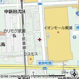 愛知県知多郡東浦町緒川旭10-4周辺の地図