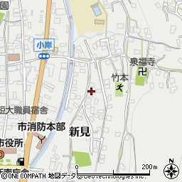 岡山県新見市新見455-2周辺の地図