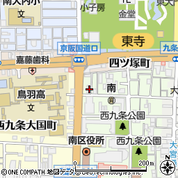 京都府京都市南区西九条南田町27周辺の地図