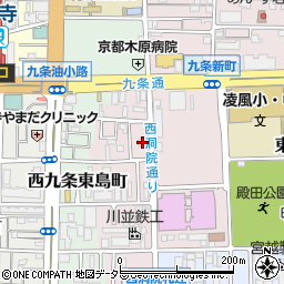 京都府京都市南区東九条西山町24周辺の地図
