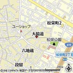 愛知県刈谷市野田町大脇道周辺の地図