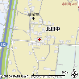 兵庫県神崎郡市川町北田中149-1周辺の地図