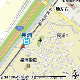 長浦公民館周辺の地図
