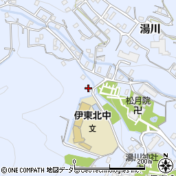 北川荘周辺の地図