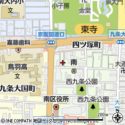 京都府京都市南区西九条南田町26-10周辺の地図