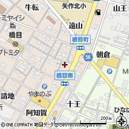 愛知県岡崎市橋目町（勘介屋敷）周辺の地図