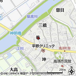 愛知県刈谷市高須町乾周辺の地図