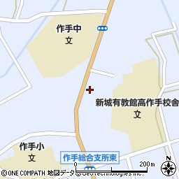 愛知県新城市作手高里木戸口37周辺の地図