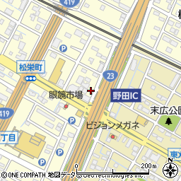 愛知県刈谷市松栄町1丁目10周辺の地図