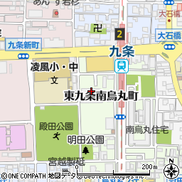 京都府京都市南区東九条南烏丸町20周辺の地図