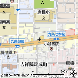 京都府京都市南区唐橋堂ノ前町24-4周辺の地図