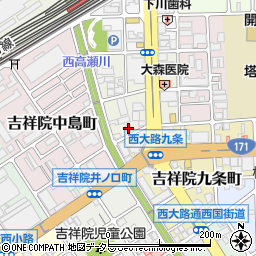 京都府京都市南区吉祥院清水町6周辺の地図